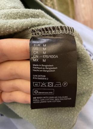 Класне худі оливкового кольору, від бренду: h&m.8 фото