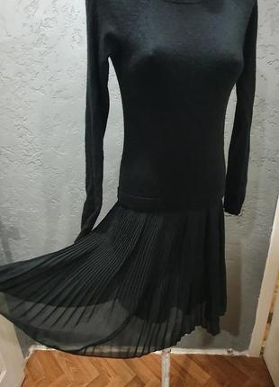 Комби-платье с ангорой next2 фото