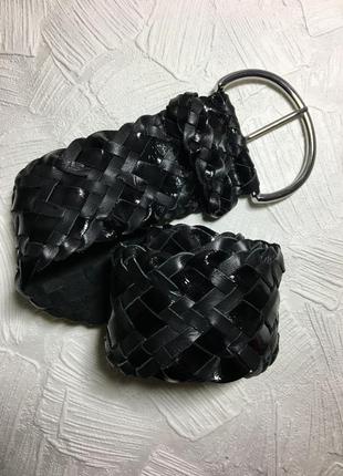 Ремінь шкіра плетений