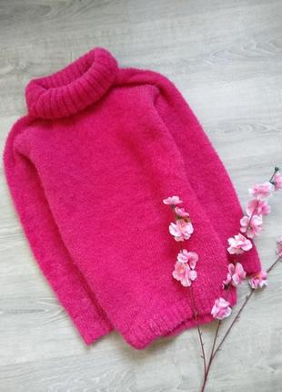 Ярко розовый свитер h&m2 фото