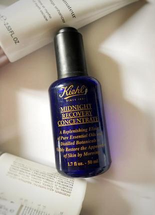 Ночной восстанавливающий концентрат для лица kiehl's midnight recovery concentrate1 фото