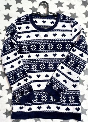 Тепла кофта меховушка для дому та сну love to lounge primark розмір 6-8 (євр.34-36)