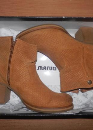 Ботинки натуральная кожа  maruti5 фото