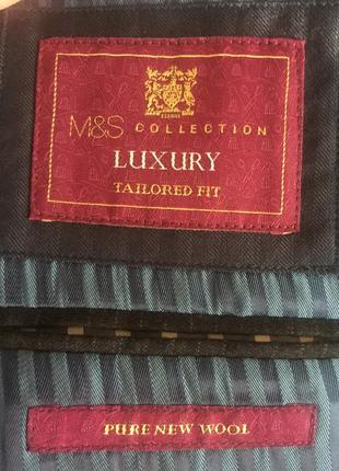 Піджак 100% вовна m&s, marks&spenser collechion luxury woolmark, chest 106см/42in medium 52 eur, 185/106a8 фото