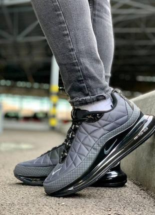 Чоловічі  сірі термо кросівки nike air max 720 🆕 кросівки найк на єврозиму