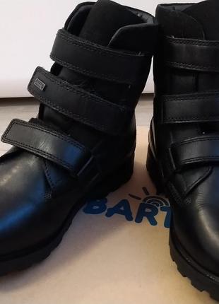 Ботинки зимние bartek для мальчика, черные 36 р