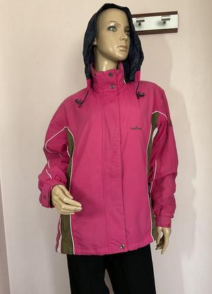 Рожева фірмова легка курточка /l/ brend kielvik