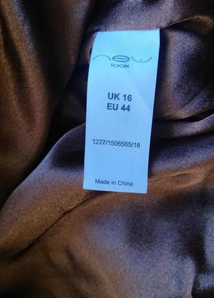 Фірмова англійська жіноча шкіряна куртка new look,розмір 16анг.7 фото
