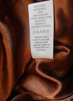Фірмова англійська жіноча шкіряна куртка new look,розмір 16анг.8 фото