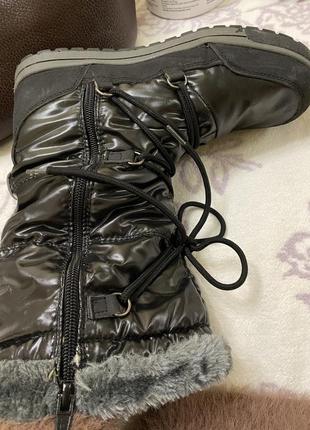 Зимові чобітки на дівчинку , жіночі 37,5 р, німеччина4 фото