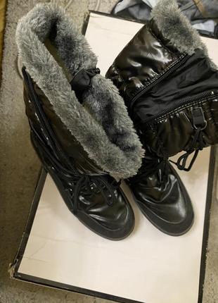 Зимові чобітки на дівчинку , жіночі 37,5 р, німеччина1 фото