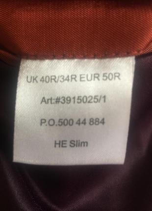Пиджак holland esquire 40r/34r eur 50r 100% шерсть4 фото
