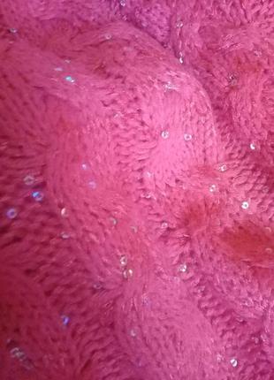 Стильный яркий крутой свитер кофта в пайетки5 фото
