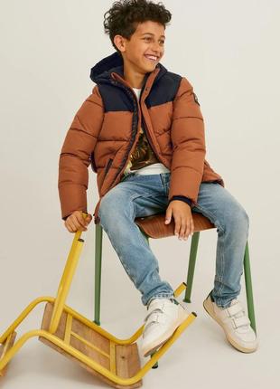Підліткова зимова куртка для хлопчика c&a німеччина розмір 146, 152, 158, 1645 фото