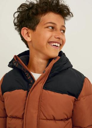 Підліткова зимова куртка для хлопчика c&a німеччина розмір 146, 152, 158, 1646 фото