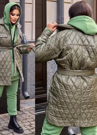 Жіноча курточка у спортивному стилі на силіконовому утеплювачі2 фото