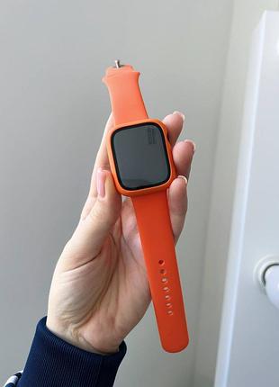 Ремешок и чехол со стеклом для apple watch