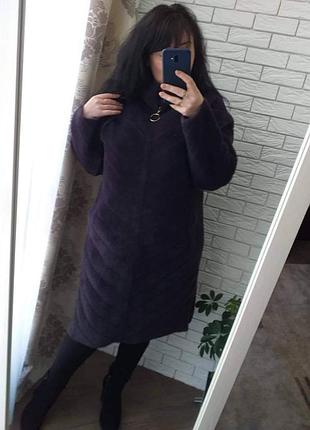 Пальто альпака отличное качество турция люкс коллекция батал