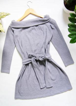 Сіра тепла сукня