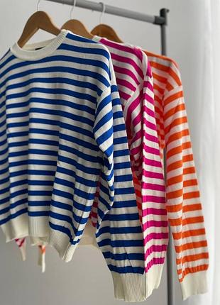 Кофтинка светр в полоску в смужку