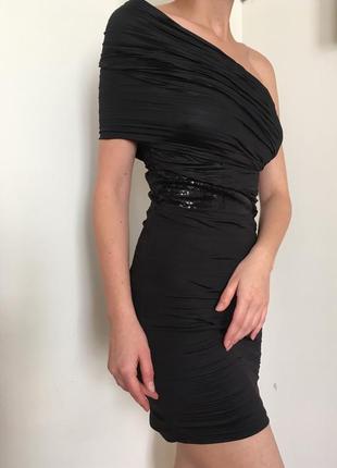 Сексуальное облягающее платье мини с пайетками от бренда bgn first.