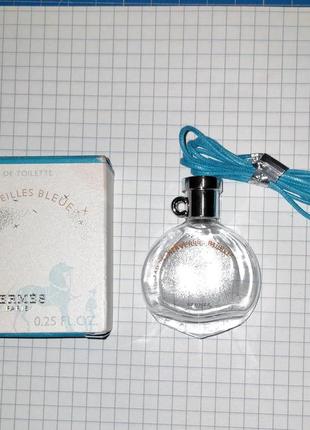 Hermes  paris туалетная вода eau des merveilles bleue флакон пустой для коллекции.