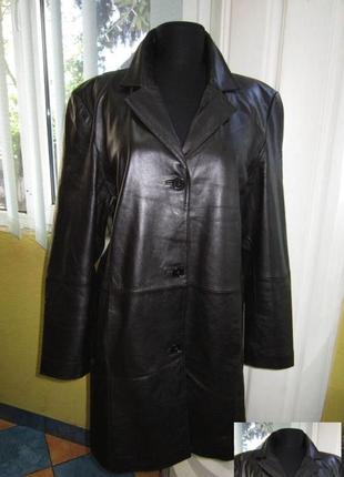 Стильная женская кожаная куртка — плащ  tcm. германия. лот 261