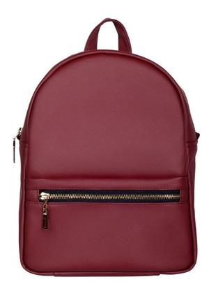 Женский рюкзак sambag brix mpg бордо4 фото