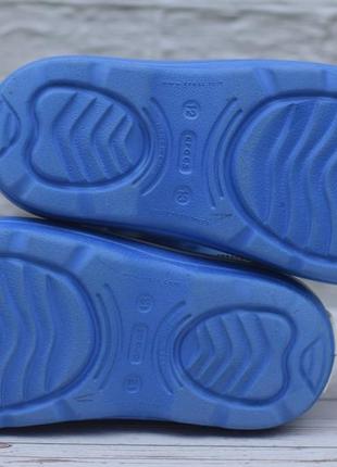30 размер. синие детские сапоги crocs, крокс. оригинал7 фото