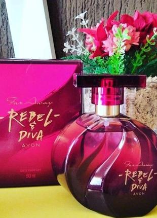 Жіноча парфумована вода far away rebel divа 50 мл