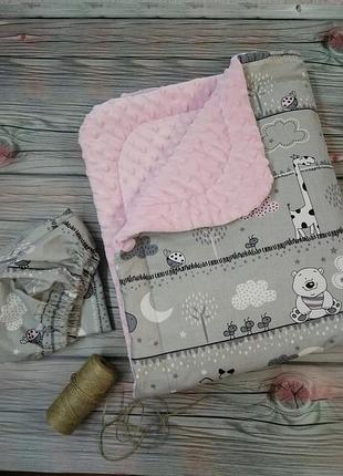 Плед конверт на выписку или одеялко