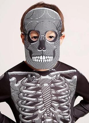 Костюм та маска george 11-12 13-14 років. скелет скелетик карнавальний halloween хеллоуїн хелоуїн хеллоуін хелоуін хелловін хеловін7 фото