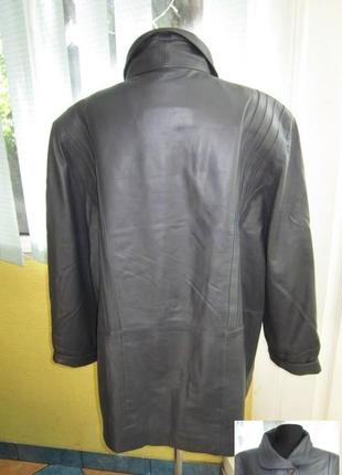 Большая женская кожаная куртка gazelli. италия. лот 2633 фото