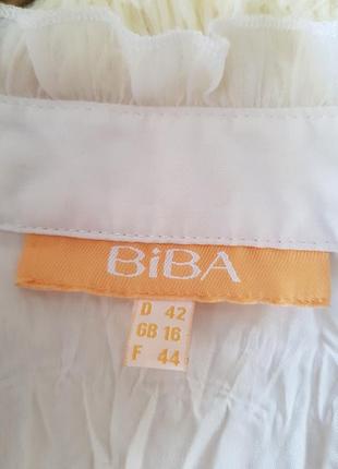 Классическая украшенная блуза блузка рубашка  с коротким рукавом  biba3 фото