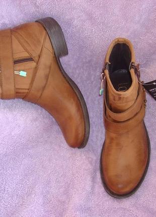 Стильные кожаные женские ботинки  loft италия3 фото