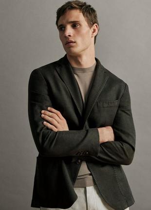 Розкішний натуральний піджак massimo dutti