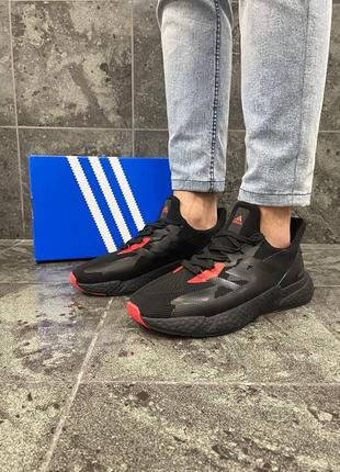 Мужские кроссовки adidas x9000 l3 core black/red #адидас