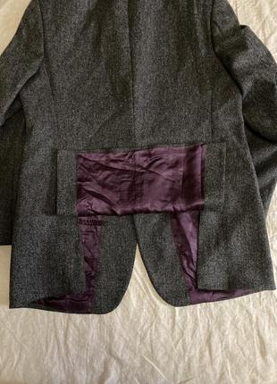 Crombie tweed пиджак шерсть м-л8 фото