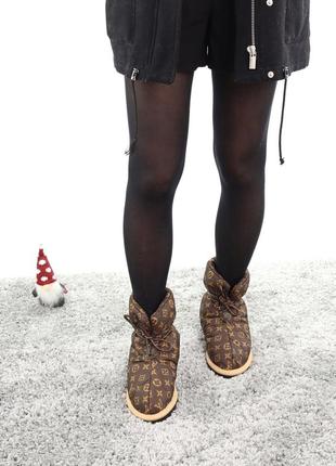 Дутики в стиле louis vuitton pillow boots (деми, зима)9 фото
