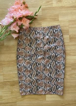 Нова спідничка зміїний принт