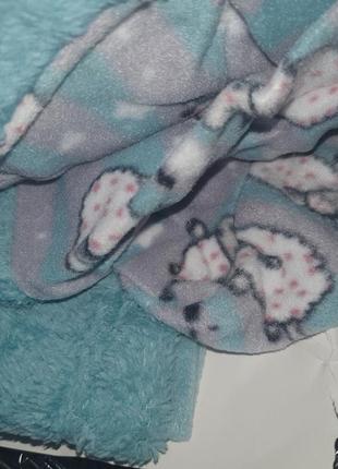 Тепла махрова флісова піжама/домашній костюм 6-14 років7 фото