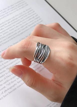 Кільце кольцо перстень каблучка сріблясте стильне модне тренд якісне нове3 фото