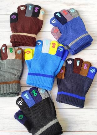 Рукавиці перчатки дитячі демисезонні для хлопчика для дівчинки 1-3 роки