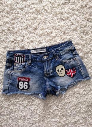 Шикарные женские шорты denim co 34 в прекрасном состоянии