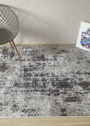 Турецький безворсовий килим "графіт" (багато варіантів)2 фото