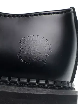 Grinders черевики туфли броги шкіра чоловічі жіночі 3 люверси