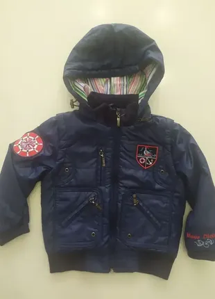 Куртка демисезонная для мальчиков .baby line украина .р-р 86 на 1,5 года, 98 на 3 года, 110 на 5 лет