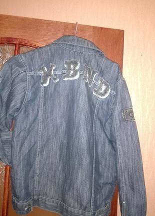 Джинсова куртка на підлітка3 фото