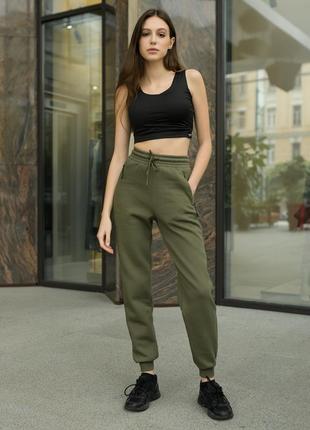 Женские спортивные штаны staff khaki basic fleece