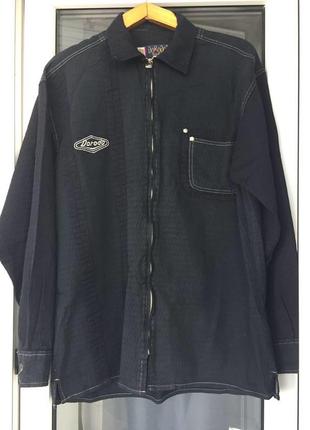 Рубашка фактурный котон на молнии dorodo р.м